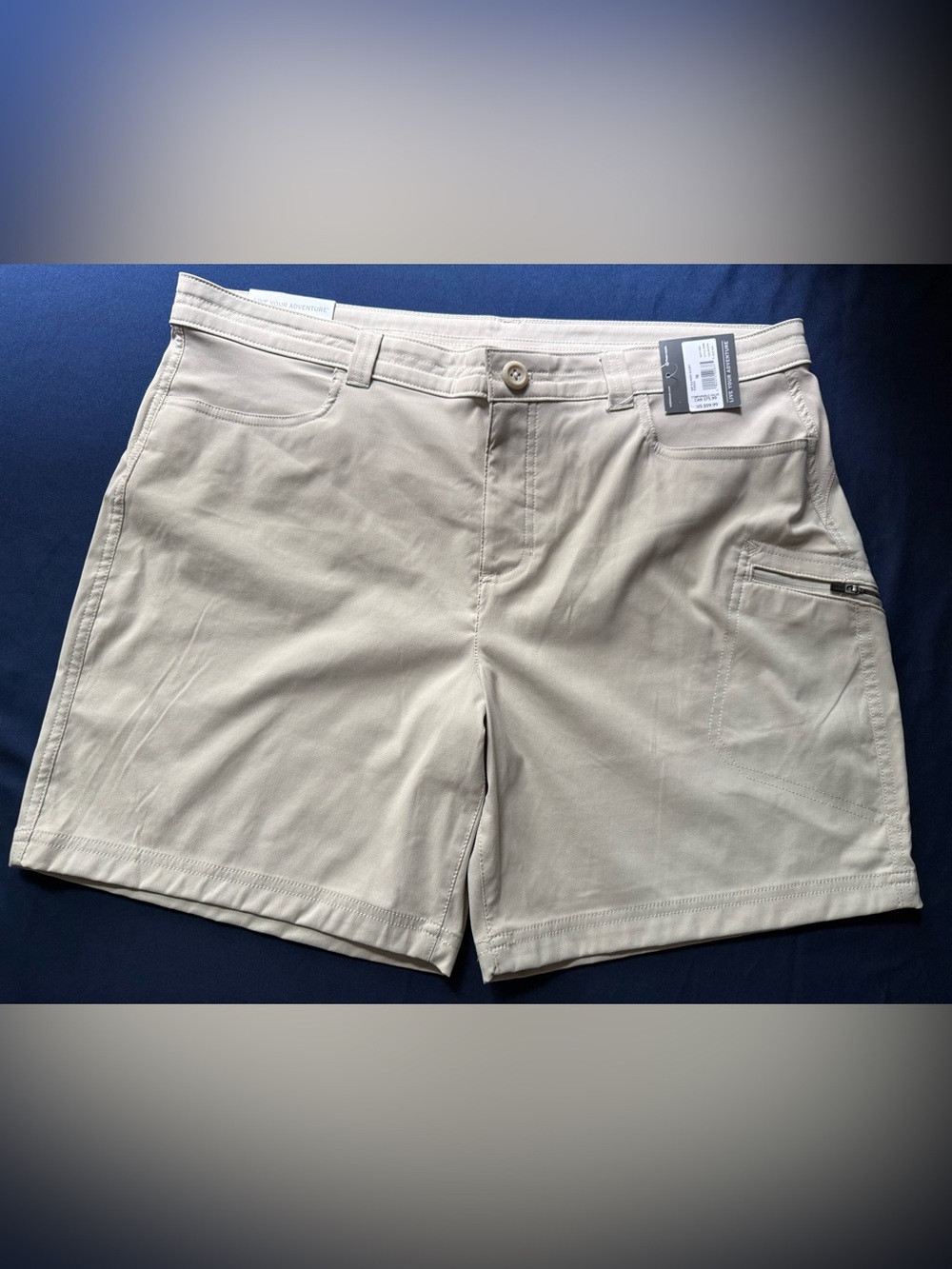 Eddie Bauer NWT Beige Performance Shorts SZ 16